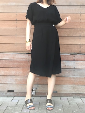 UJさん（レディース・162cm）の夏コーディネート