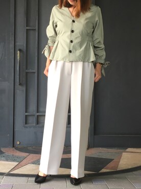 UJさん（レディース・162cm）の夏コーディネート