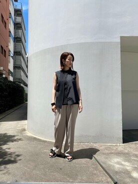 UJさん（レディース・162cm）の夏コーディネート