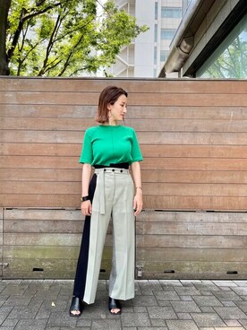 UJさん（レディース・162cm）の夏コーディネート