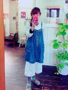 「JANTZEN（ジャンセン）のアイテム」を使った、Mya_385さん（レディース・158cm）の春コーディネート