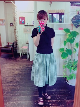 「Tula（トゥラ）のアイテム（シューズ）」を使った、Mya_385さん（レディース・158cm）の夏コーディネート