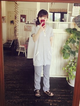 「Tula（トゥラ）のアイテム（シューズ）」を使った、Mya_385さん（レディース・158cm）の夏コーディネート