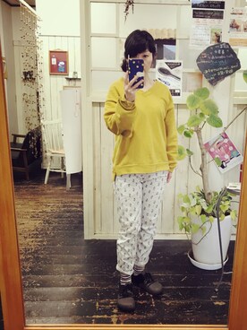 「Hug Mug.（ハグマグ）のアイテム」を使った、Mya_385さん（レディース・158cm）の春コーディネート