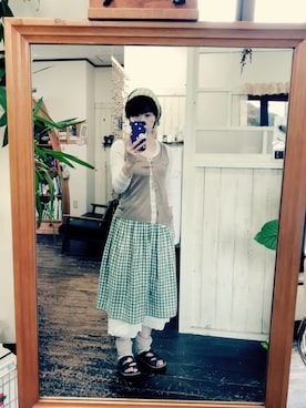 「シロップ．（シロップ．）のアイテム」を使った、Mya_385さん（レディース・158cm）の秋コーディネート