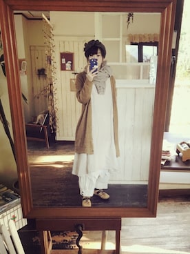 「Jeffrey Campbell（ジェフリーキャンベル）のアイテム（バレエシューズ）」を使った、Mya_385さん（レディース・158cm）の秋コーディネート
