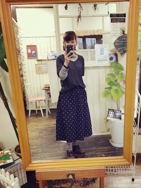 「シロップ．（シロップ．）のアイテム」を使った、Mya_385さん（レディース・158cm）の春コーディネート