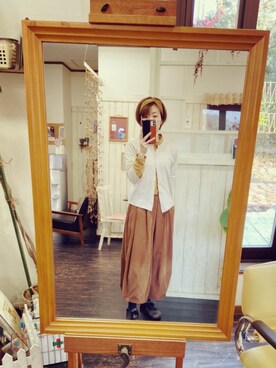 「ラテコーデ」｜Mya_385さん（レディース・158cm）の冬コーディネート