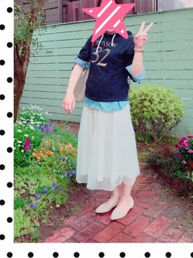 7familiarさん（レディース・154cm）の春コーディネート