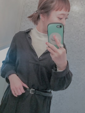 「アイテム（シャツワンピース）」を使った、chihiさん（レディース・163cm・20代）の春コーディネート