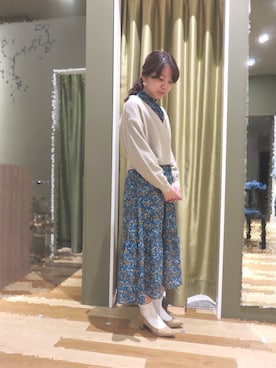 Mizuho☺︎さん（レディース・157cm）の冬コーディネート