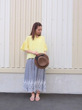 Mizuho☺︎さん（レディース・157cm）の夏コーディネート