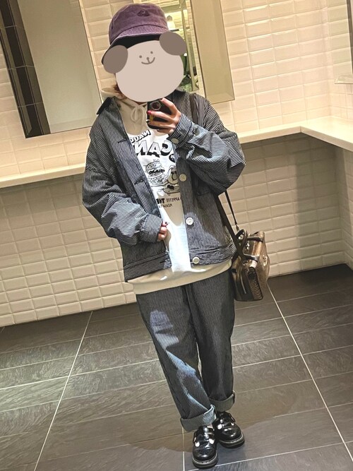 な な ジーユーのカジュアルを使ったコーディネート Wear