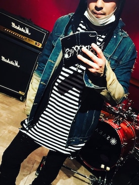 「H&M（エイチ・アンド・エム）のアイテム（パンツ）」を使った、jorgeさん（メンズ・169cm）の春コーディネート