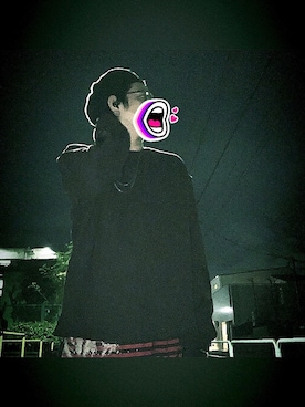 「MSML（エムエスエムエル）のアイテム（スウェット）」を使った、jorgeさん（メンズ・169cm）の春コーディネート