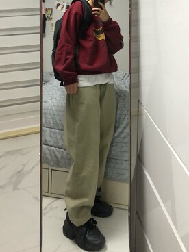 yunbalu is wearing New Balance "【New Balance/ニューバランス】MX608SV5"