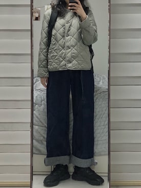 「8seconds（エイトセカンズ）のアイテム（ジャケット/アウター）」を使った、yunbaluさん（レディース・154cm）の春コーディネート