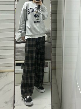 「WHO.A.U（フーアーユー）のアイテム」を使った、yunbaluさん（レディース・154cm）の夏コーディネート