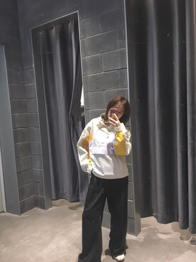 「アイテム（ブラジャー、ホワイト系）」を使った、送你一朵雲oiさん（レディース・158cm）の春コーディネート