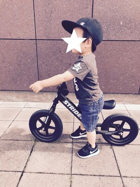 「ストライダー」｜「アイテム（その他）」を使った、ぽん‪‪☺︎‬さん（キッズ・90cm）の秋コーディネート
