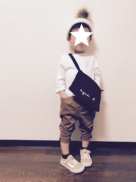 ぽん‪‪☺︎‬さん（キッズ・90cm）の秋コーディネート