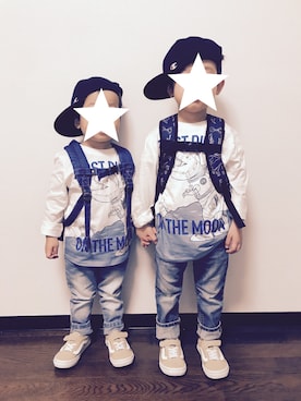 ぽん‪‪☺︎‬さん（キッズ・90cm）の秋コーディネート