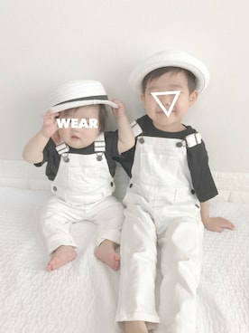 ぽん☺︎さん(キッズ・100cm)の春コーディネート