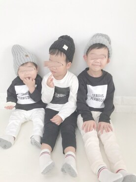 ぽん‪‪☺︎‬さん（キッズ・100cm）の秋コーディネート