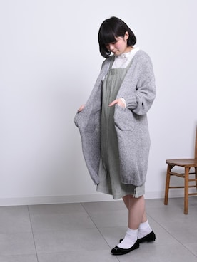 「POU DOU DOU（プードゥドゥ）のアイテム（シャツ/ブラウス）」を使った、【み】 - poudoudouさん（レディース・160cm）の冬コーディネート