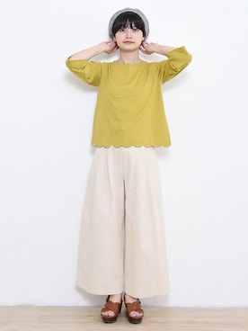 「七分袖」｜【み】 - poudoudouさん（レディース・160cm）の夏コーディネート