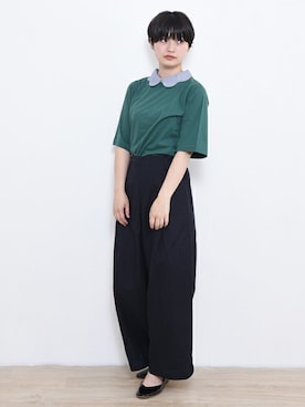 「POU DOU DOU（プードゥドゥ）のアイテム（その他パンツ）」を使った、【み】 - poudoudouさん（レディース・160cm）の夏コーディネート