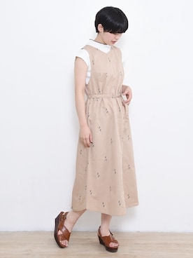 「ショートヘア」｜【み】 - poudoudouさん（レディース・160cm）の夏コーディネート