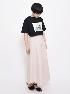 「ショートヘア」｜【み】 - poudoudouさん（レディース・160cm）の夏コーディネート