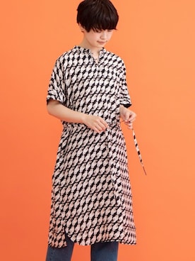 「猫柄」｜【み】 - poudoudouさん（レディース・160cm）の夏コーディネート