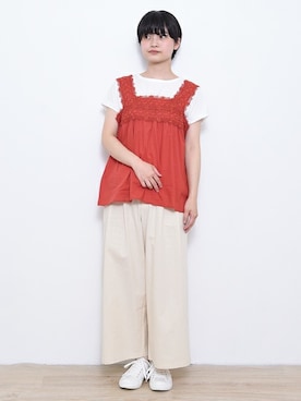 「ショートヘア」｜【み】 - poudoudouさん（レディース・160cm）の夏コーディネート