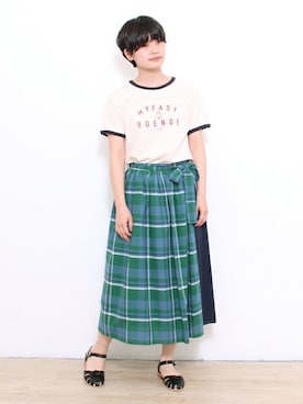 「ショートヘア」｜【み】 - poudoudouさん（レディース・160cm）の夏コーディネート