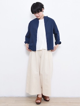 「ショートヘア」｜【み】 - poudoudouさん（レディース・160cm）の夏コーディネート