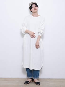 「ワッフル」｜【み】 - poudoudouさん（レディース・160cm）の夏コーディネート