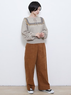 「コンバース ハイカット」｜【み】 - poudoudouさん（レディース・160cm）の秋コーディネート