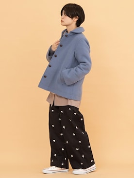 「POU DOU DOU（プードゥドゥ）のアイテム（その他アウター）」を使った、【み】 - poudoudouさん（レディース・160cm）の秋コーディネート