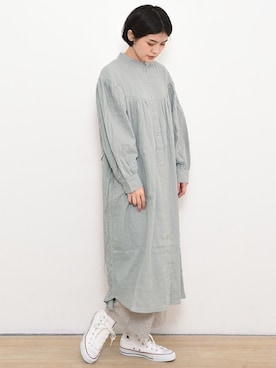 「シャツワンピ」｜【み】 - poudoudouさん（レディース・160cm）の冬コーディネート