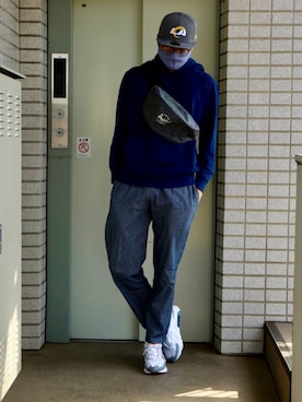 「Herschel Supply（ハーシェルサプライ）のアイテム」を使った、じろさん（メンズ・182cm）の春コーディネート