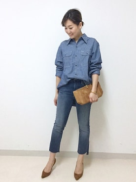 「mother（マザー）のアイテム」を使った、AYAさん（レディース・162cm）の秋コーディネート