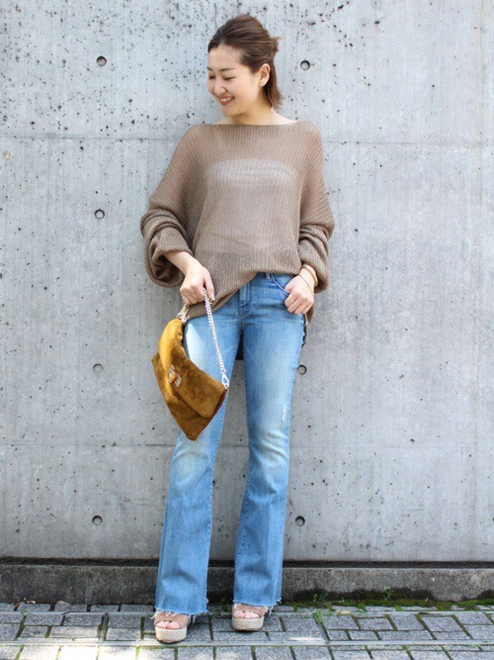 ドゥーズィエムクラス 24ss loose fabric ニット リネン 半袖 ドゥーズィエムクラス Vネック ニット リネン コットン 麻