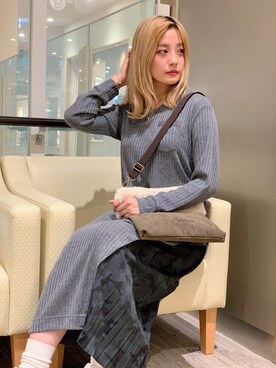 「ラブアンドピース2020」｜「アイテム（ワンピース/ドレス）」を使った、nさん（レディース・167cm）の秋コーディネート
