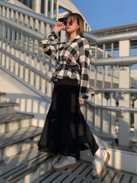 nさん（レディース・167cm）の春コーディネート