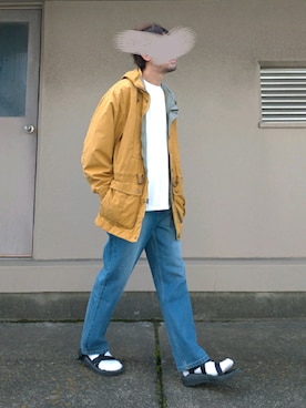 「マウンテンパーカ」｜mishさん（メンズ・173cm）の春コーディネート
