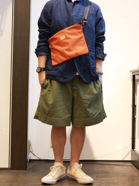 「worknotwork」｜「アイテム（ジャケット/アウター）」を使った、HAYASHiさん（メンズ・170cm）の夏コーディネート