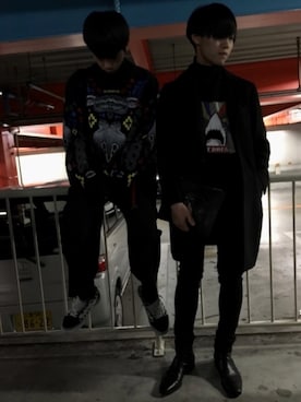 「スピンズ」｜ゆーたさん（メンズ・180cm・10代）の冬コーディネート