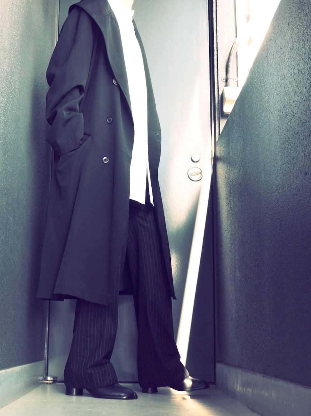 ヴェロニクブランキーノ トレンチコート　46 VERONIQUE BRANQUINHO トレンチコート コーデュロイ 美中古！VERONIQUE